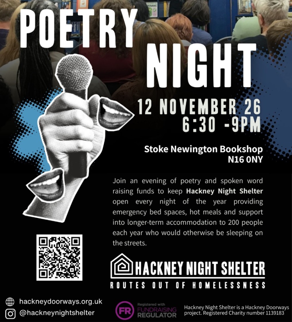 Hackney Night Shelter Poetry Jam