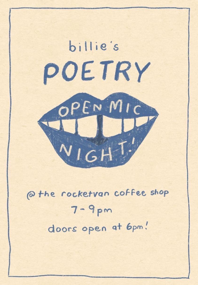 Billie's poetry open mic