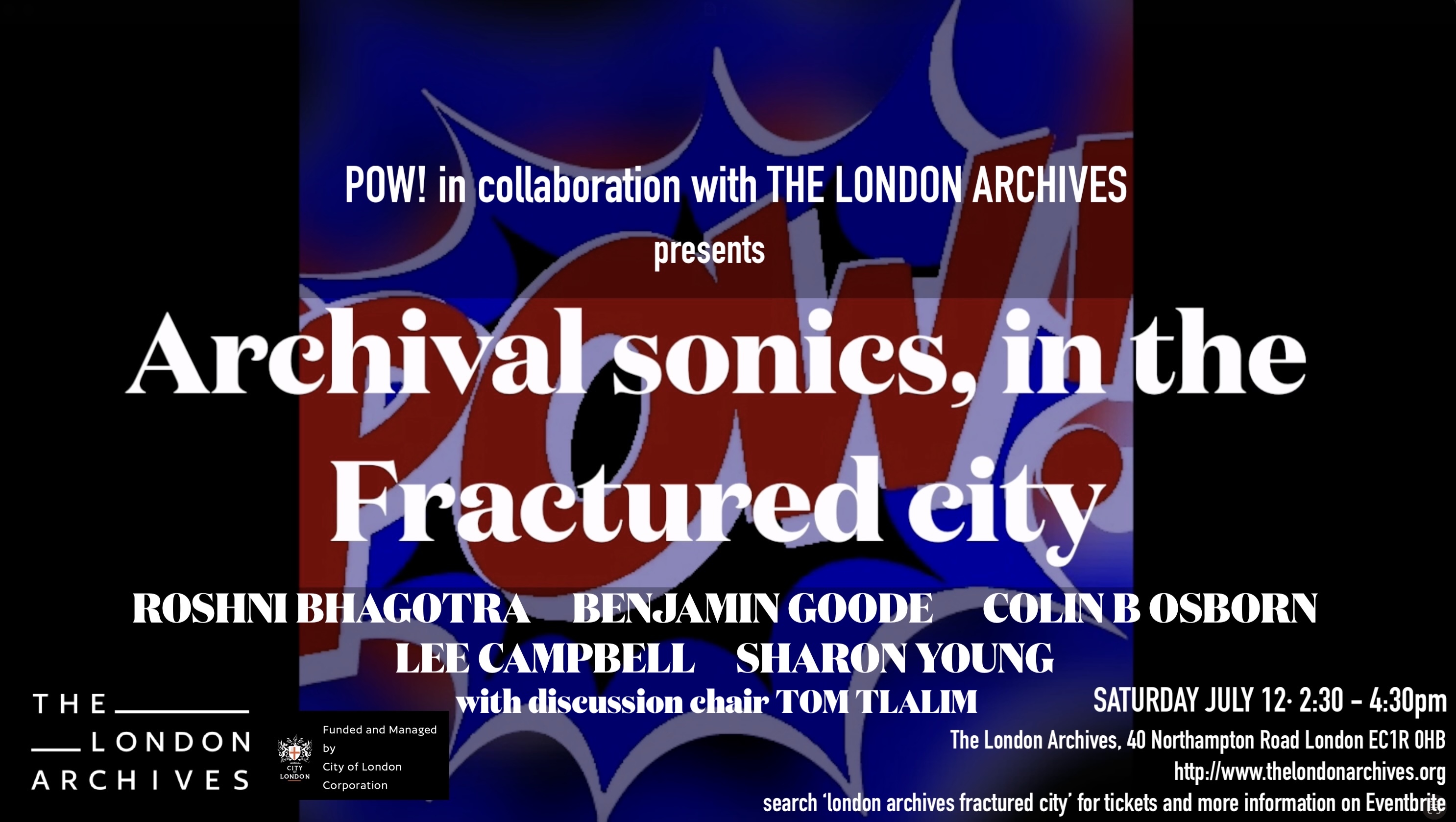 Archival sonics, in the Fractured city