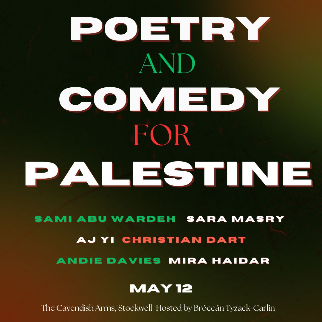 Poetry and Comedy for Palestine